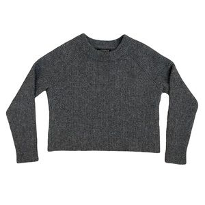 Wool Blend Dark Gray Sweater from Banana Republic